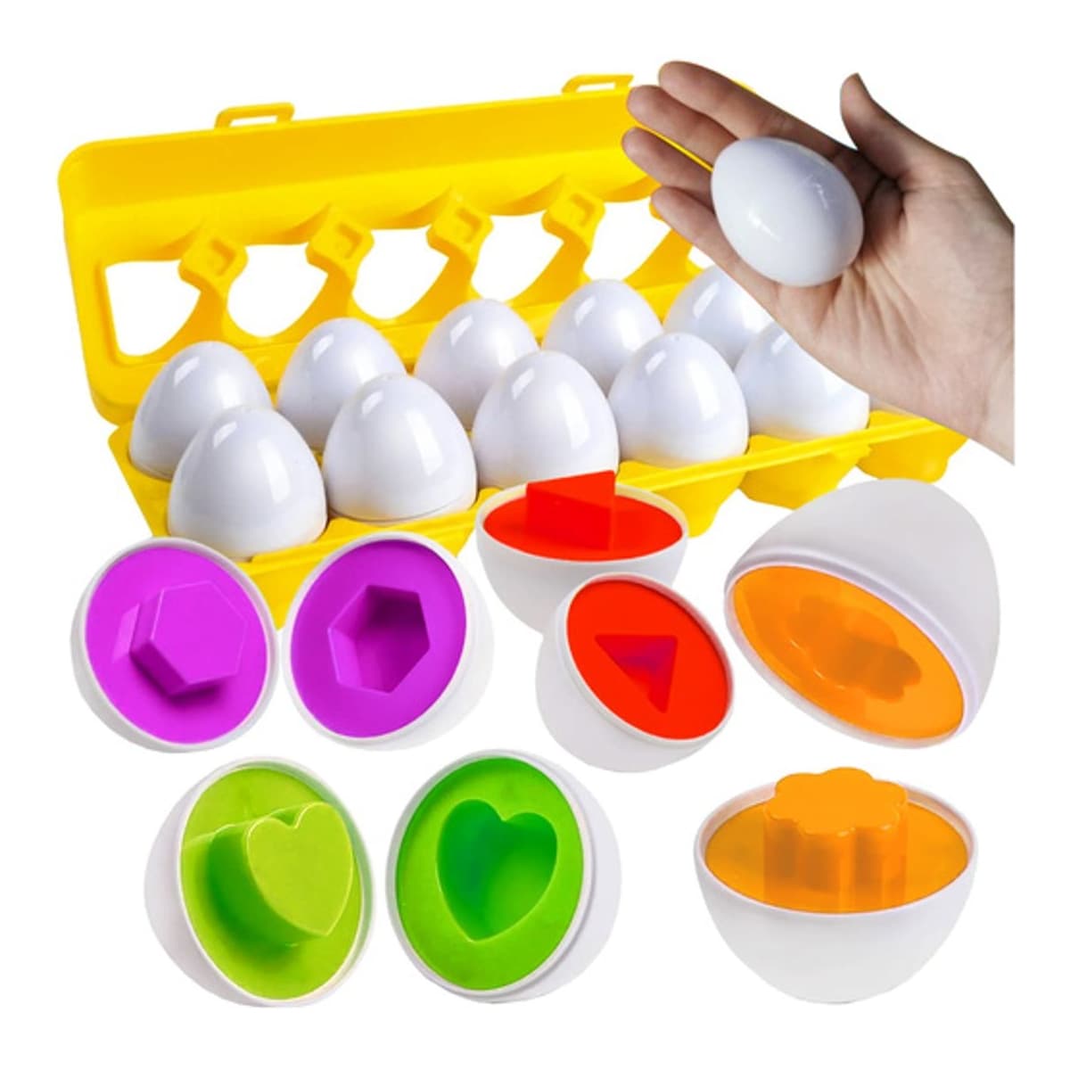 Äggpussel, 12 delar