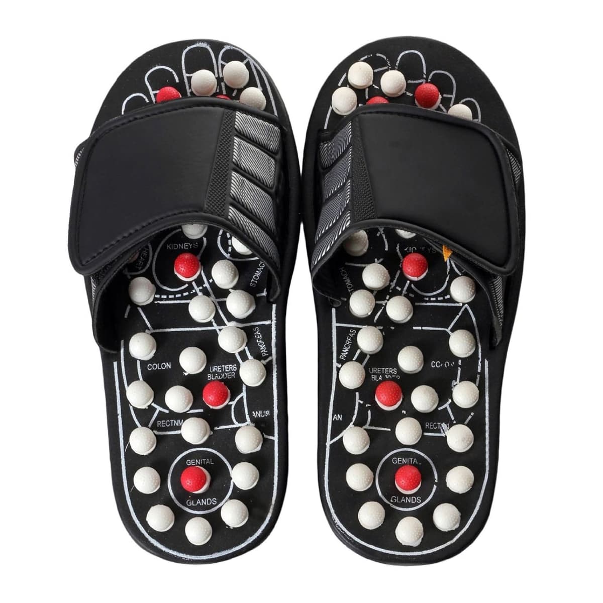 Akupressur-flip-flops med massage, stl 40/41