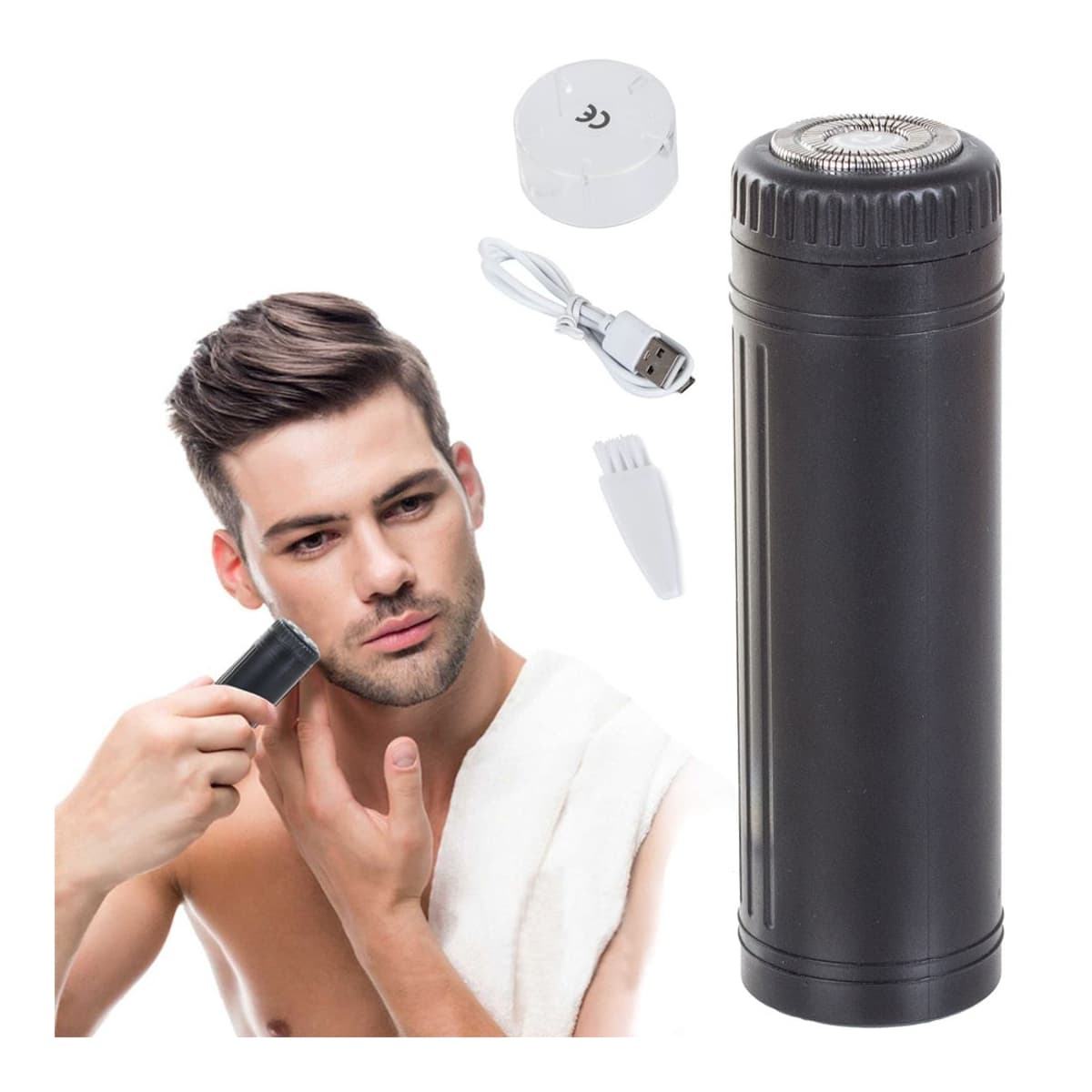 Ansiktsepilator, vattentät, 10 cm