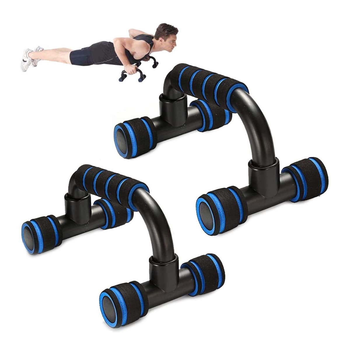 Armhävningshandtag, ergonomiska, max 200 kg