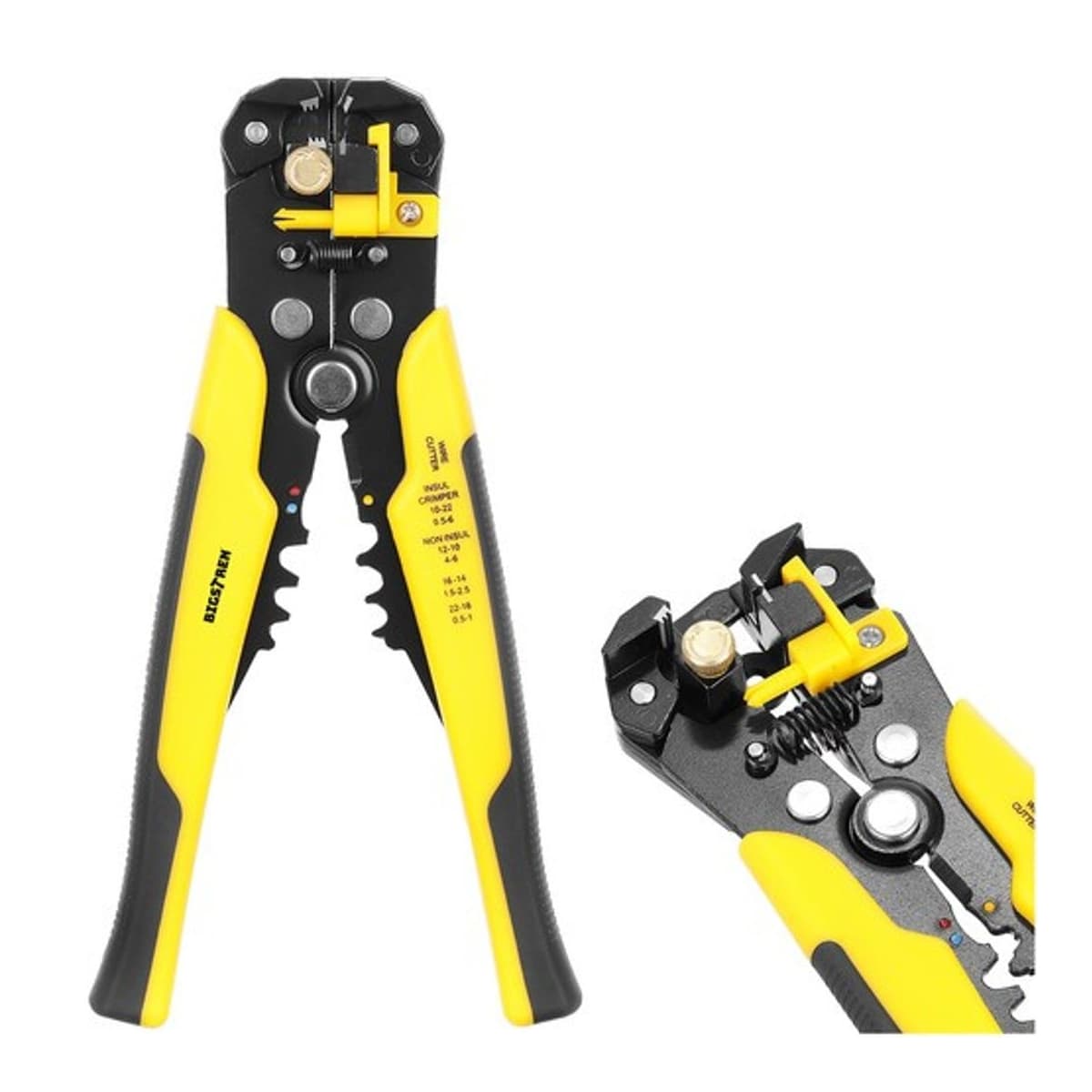 Automatisk trådskalare med klämma, 0.2-6 mm²