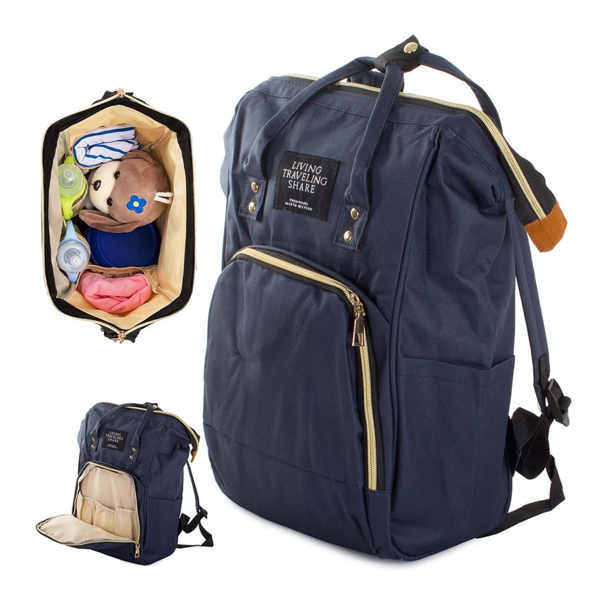 Barnryggsäck 3-i-1, 39x24x19 cm