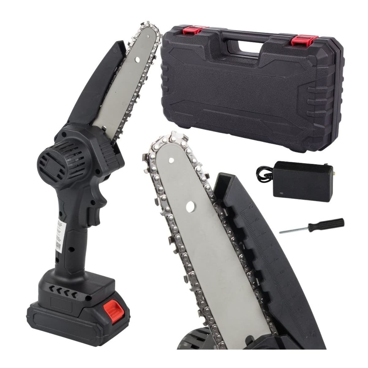 Batteridriven kedjesåg, 6 tum, 21V