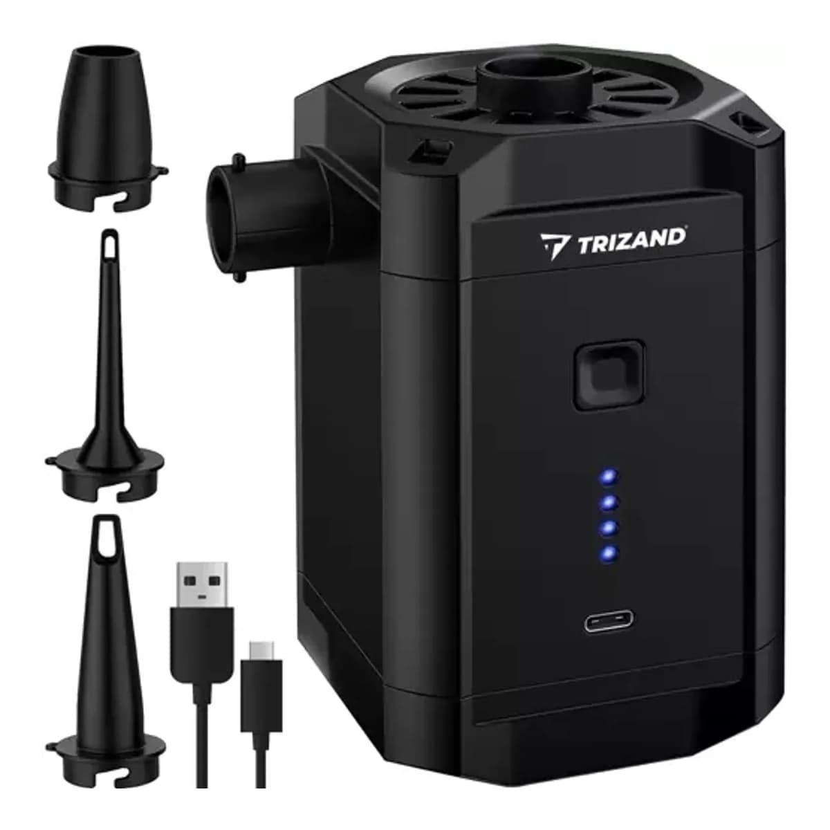 Batteridriven luftpump, trådlös, 5200mAh