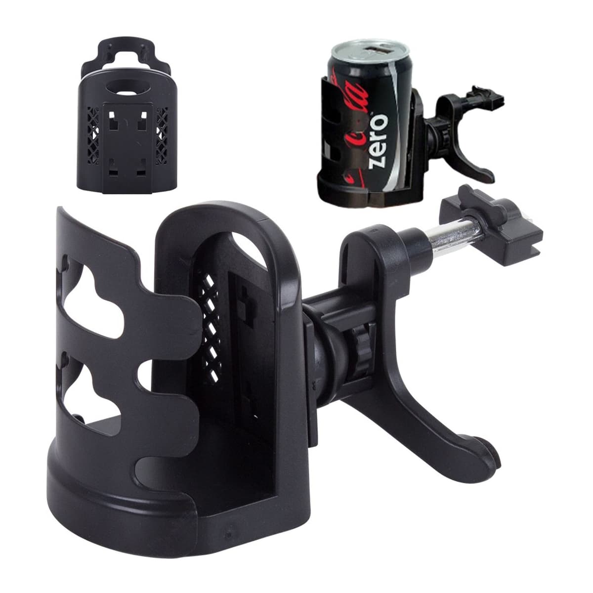 Bilbägarhållare med klämfäste, diam. 7,5 cm