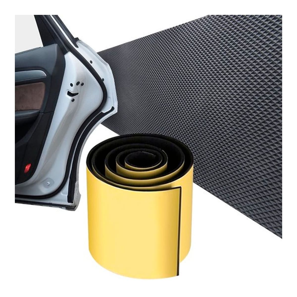 Bildörr-skydd för garageväggar, EVA-skum, 200 cm