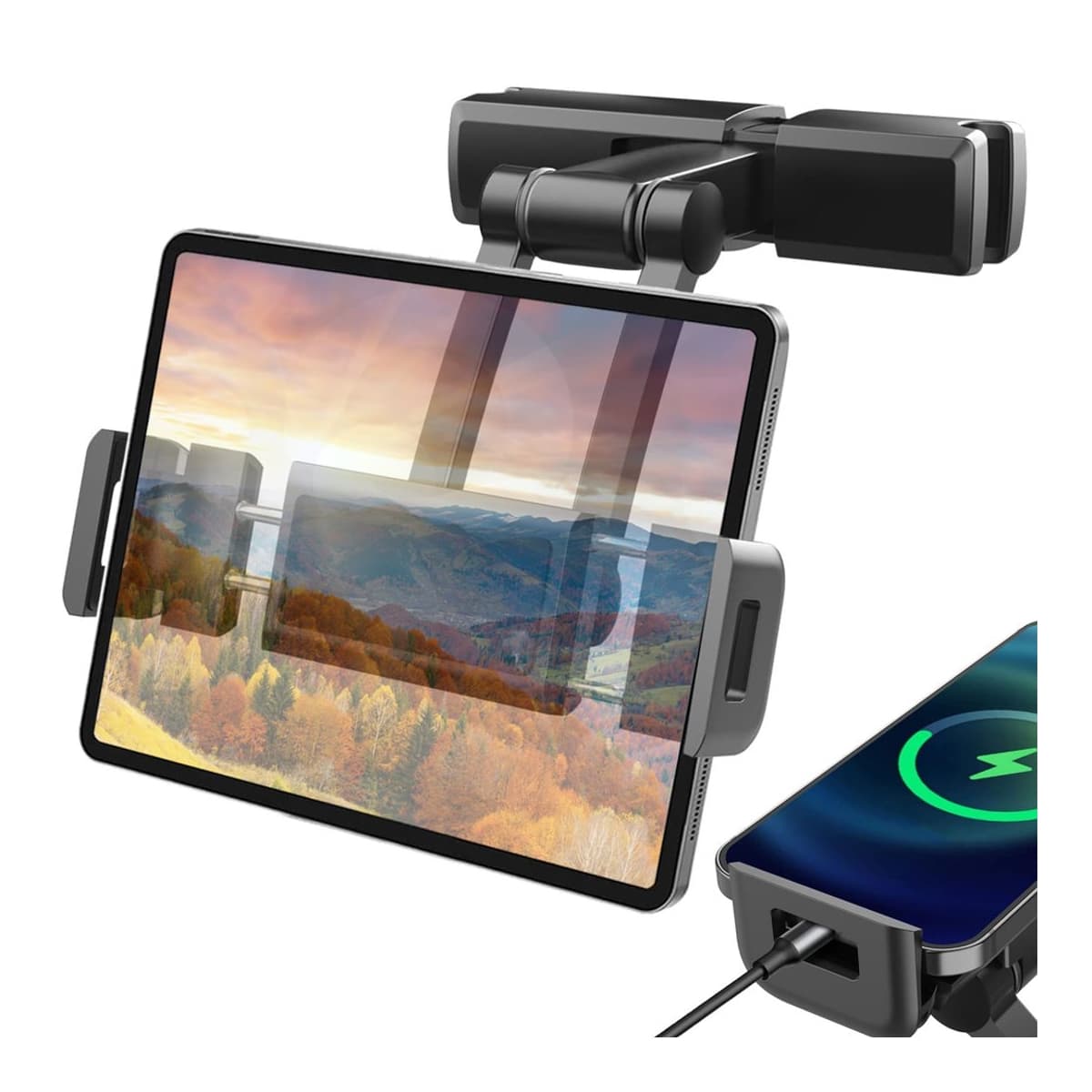 Bilhållare för nackstöd, justerbar 11,5-20,5 cm