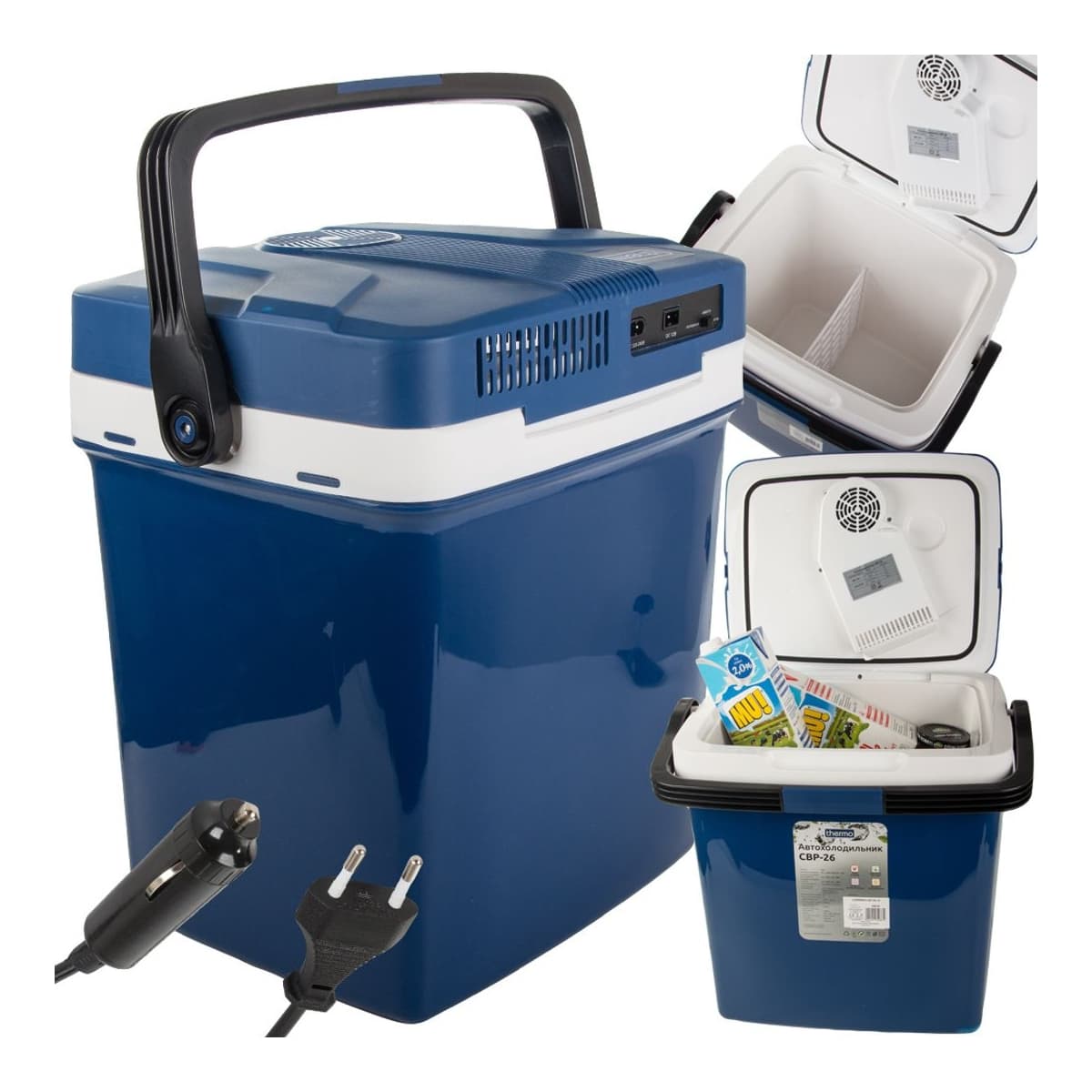 Bilkylskåp 12V/230V, 26 liter, kyl/värme