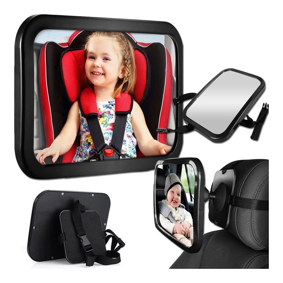 Bilspegel för barnövervakning, 25 cm