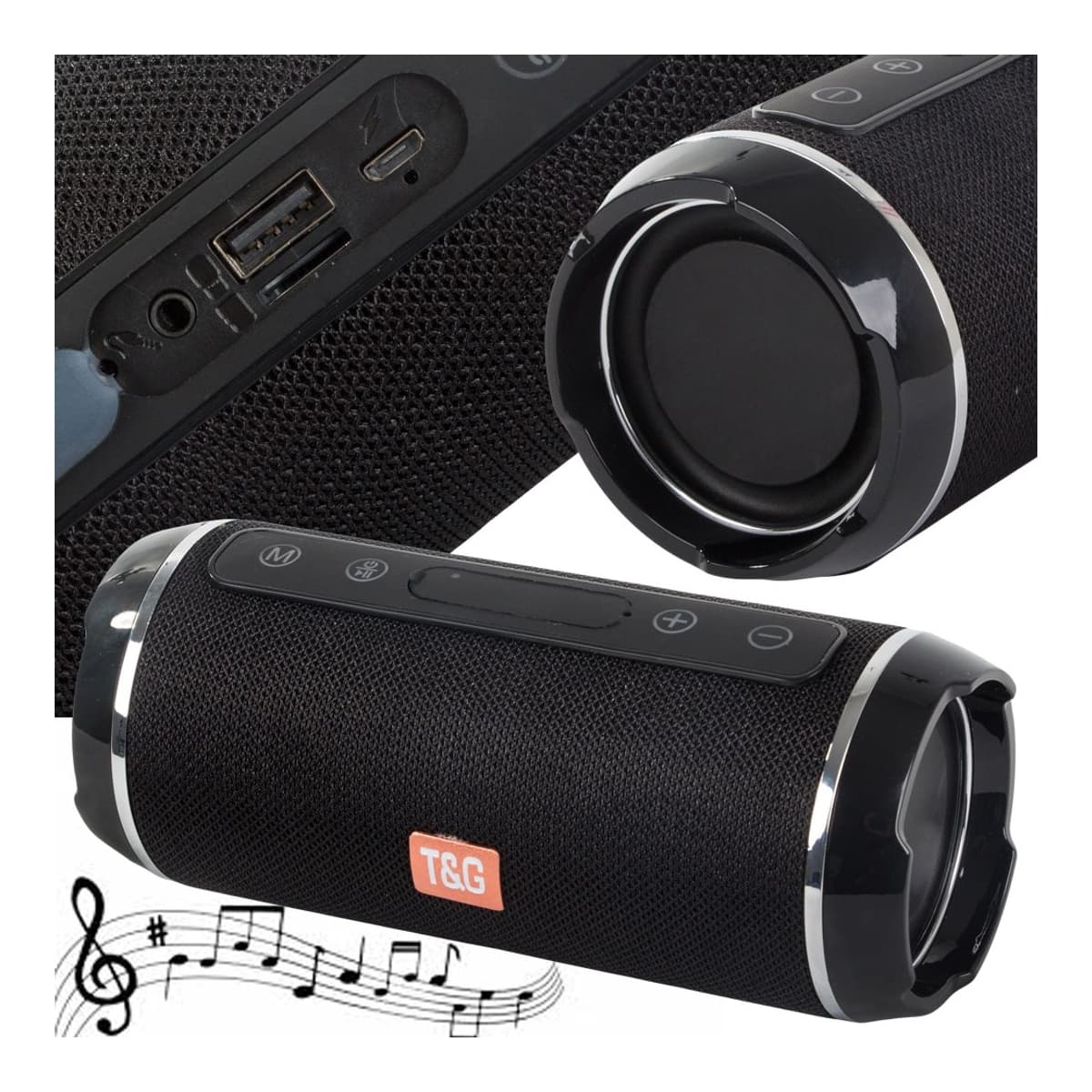 Bluetooth-högtalare med FM-radio, 10W