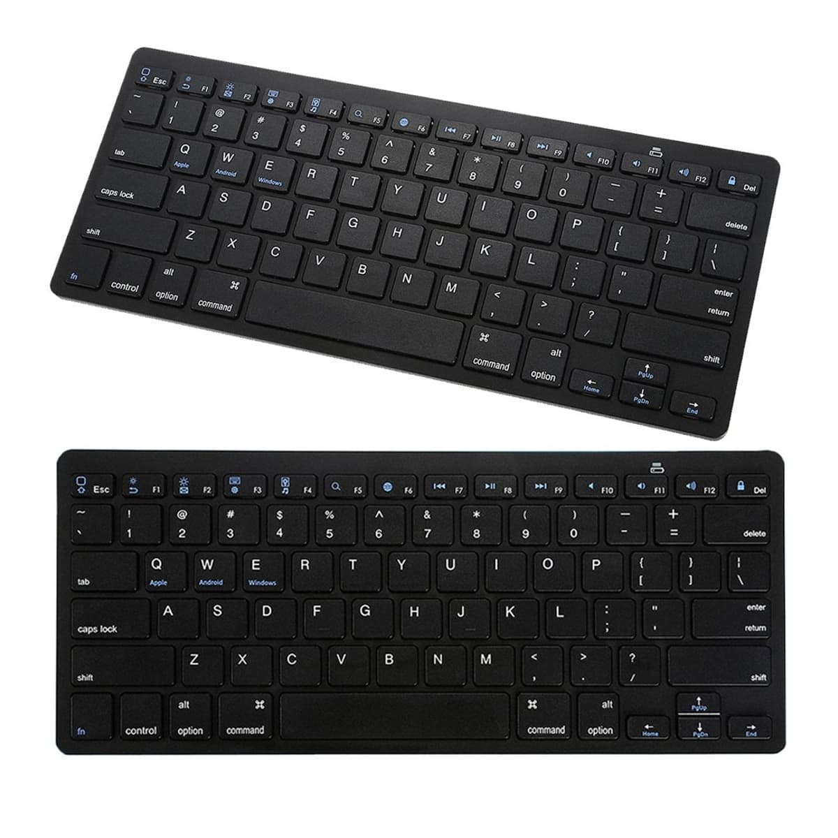 Bluetooth-tangentbord, trådlöst, 78 tangenter