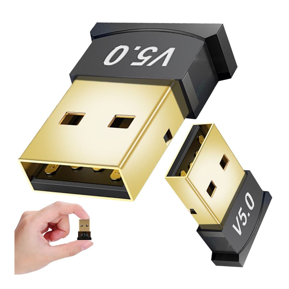 Bluetooth USB-adapter 5.0, 20 m räckvidd