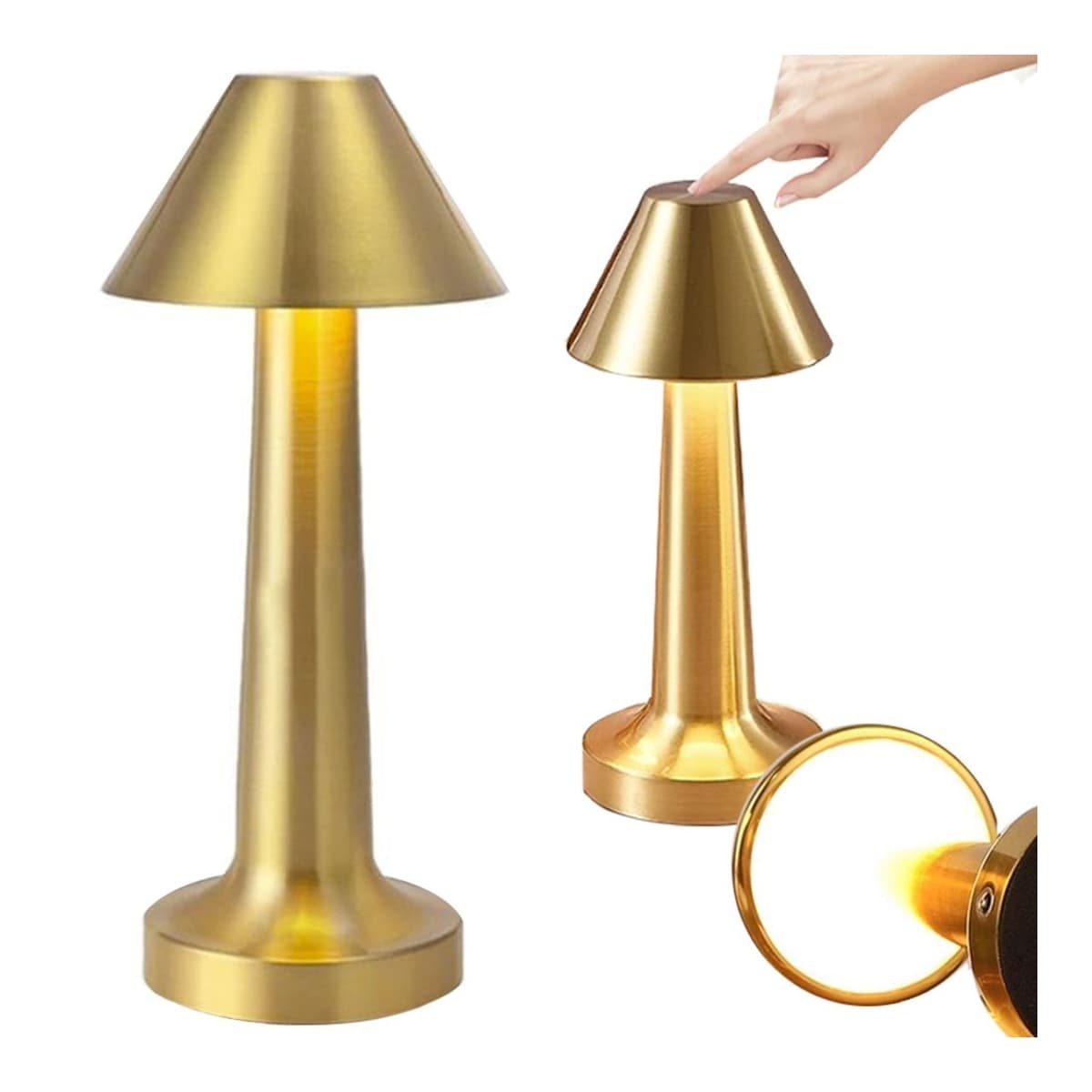 Bordslampa med touch-funktion, 3 ljuslägen