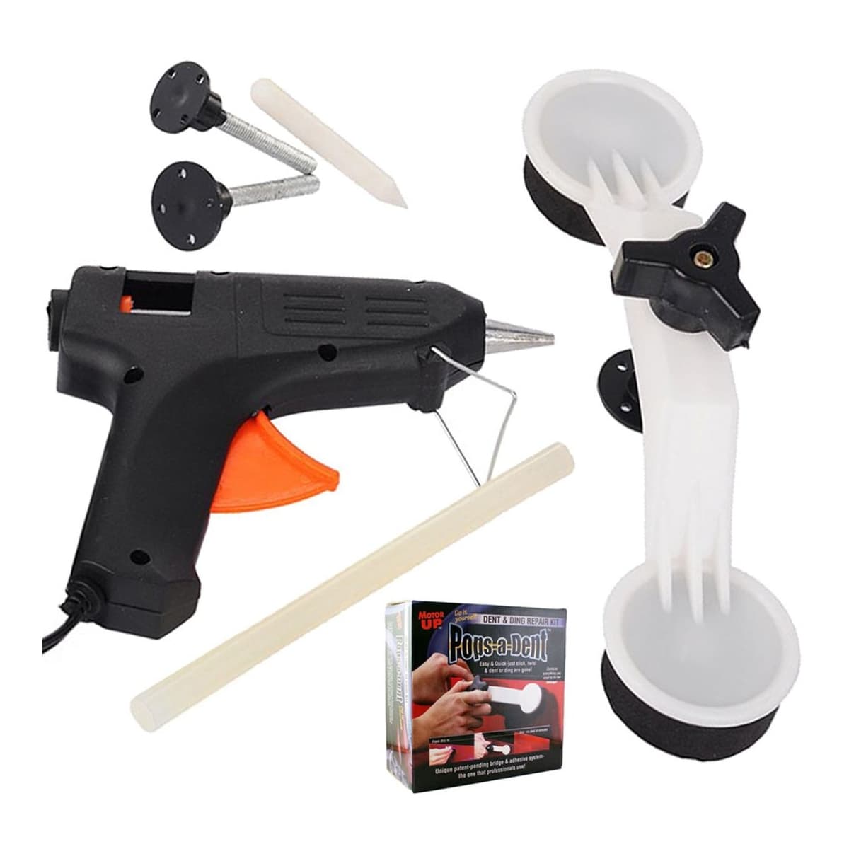 Buckelreparationskit för bil med hävstång