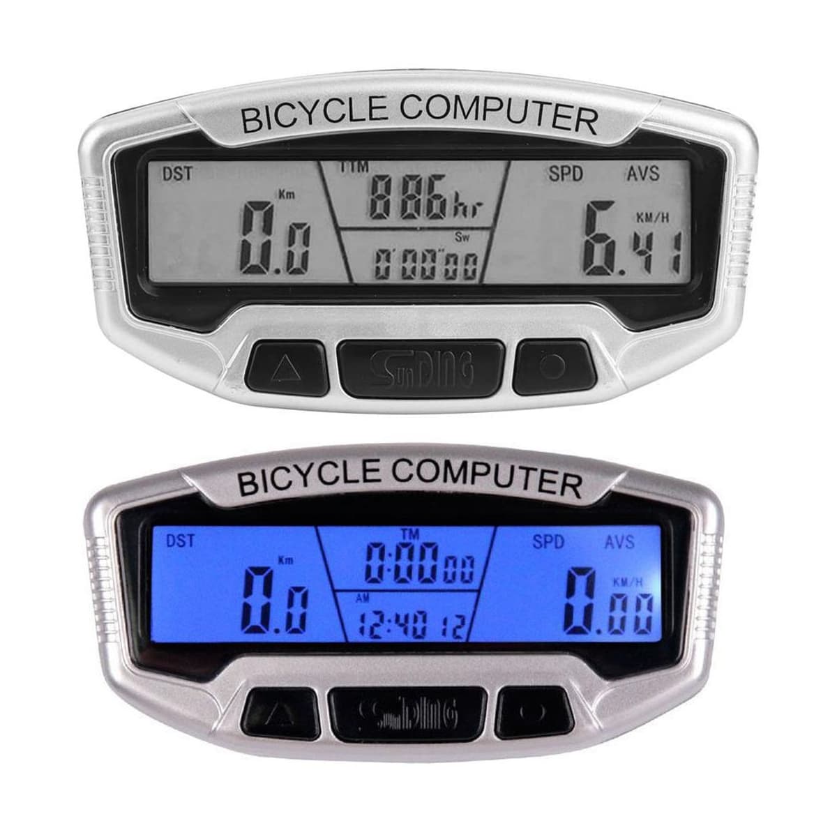 Cykelcomputer med 28 funktioner, vattentät