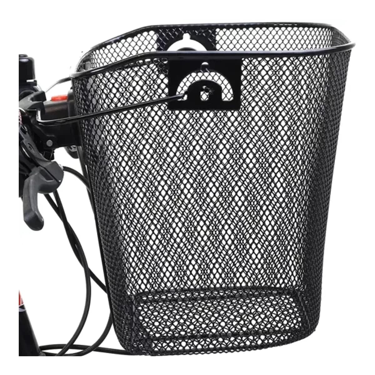 Cykelkorg metall, 15 liter med snabbfäste