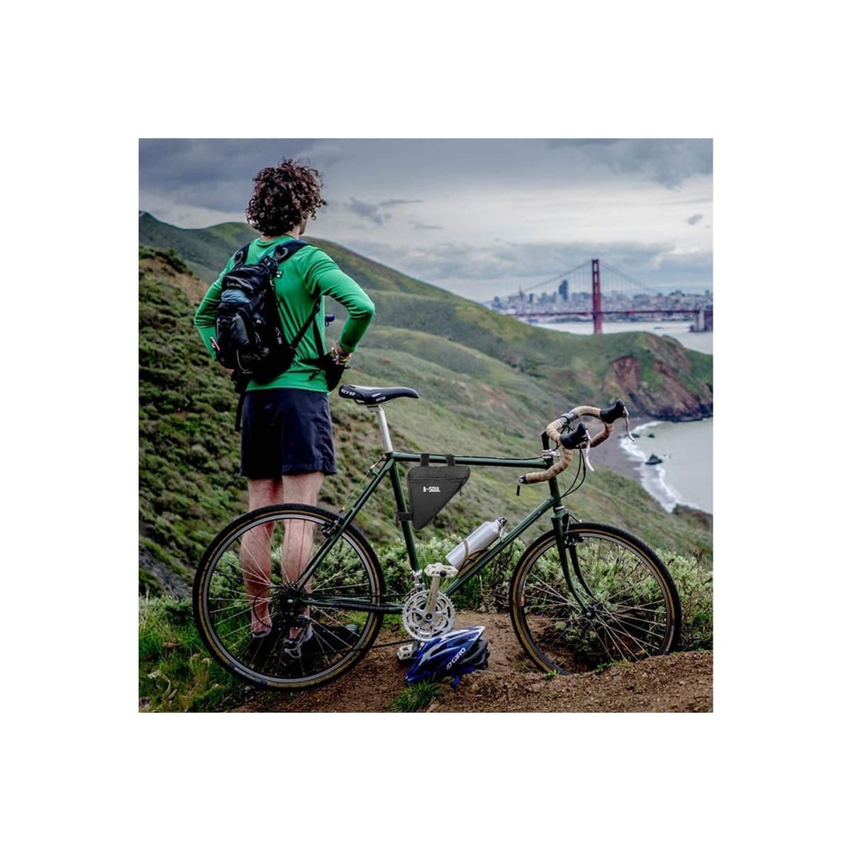 Cykelväska ram, 18x19x24 cm