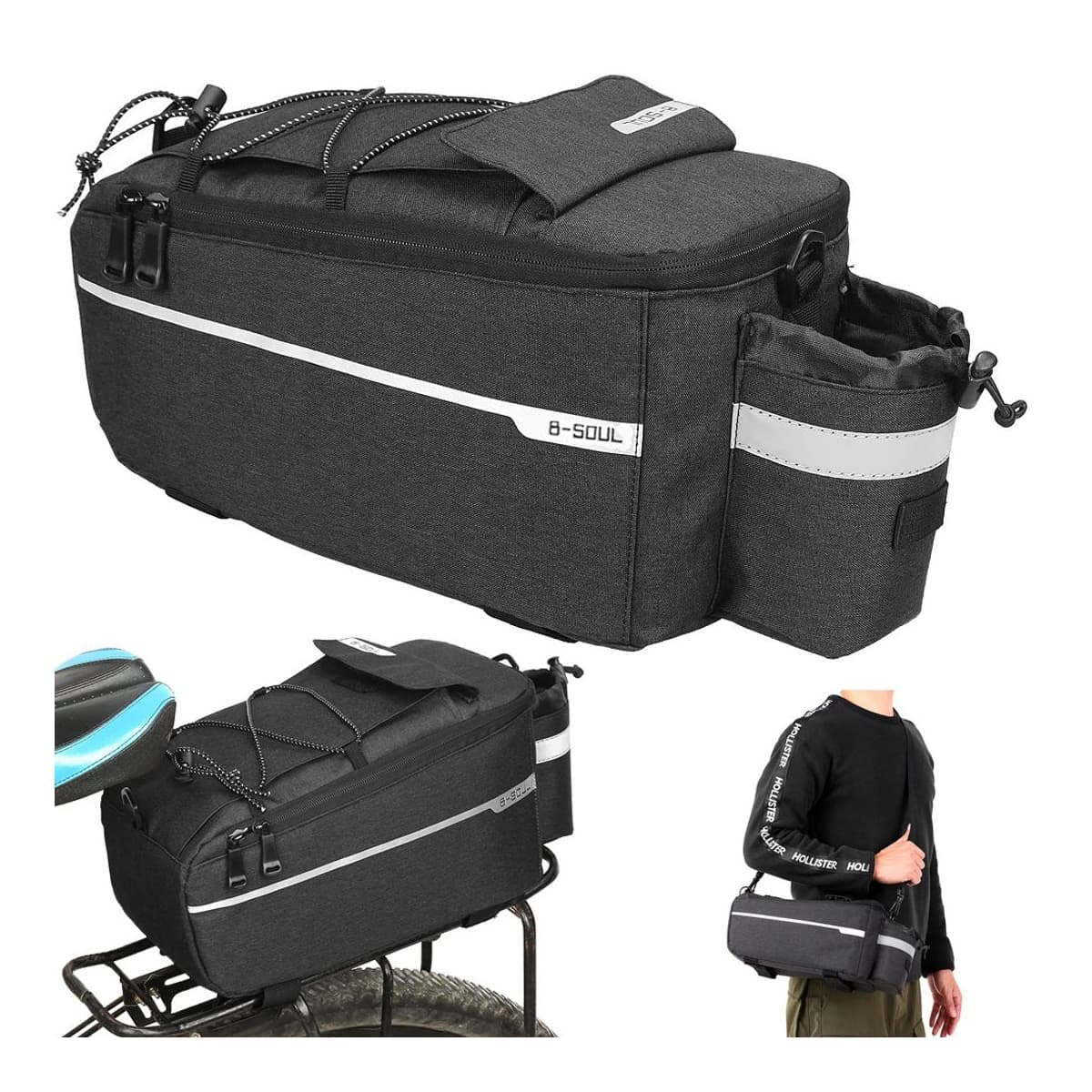 Cykelväska med kylförvaring, 9 liter