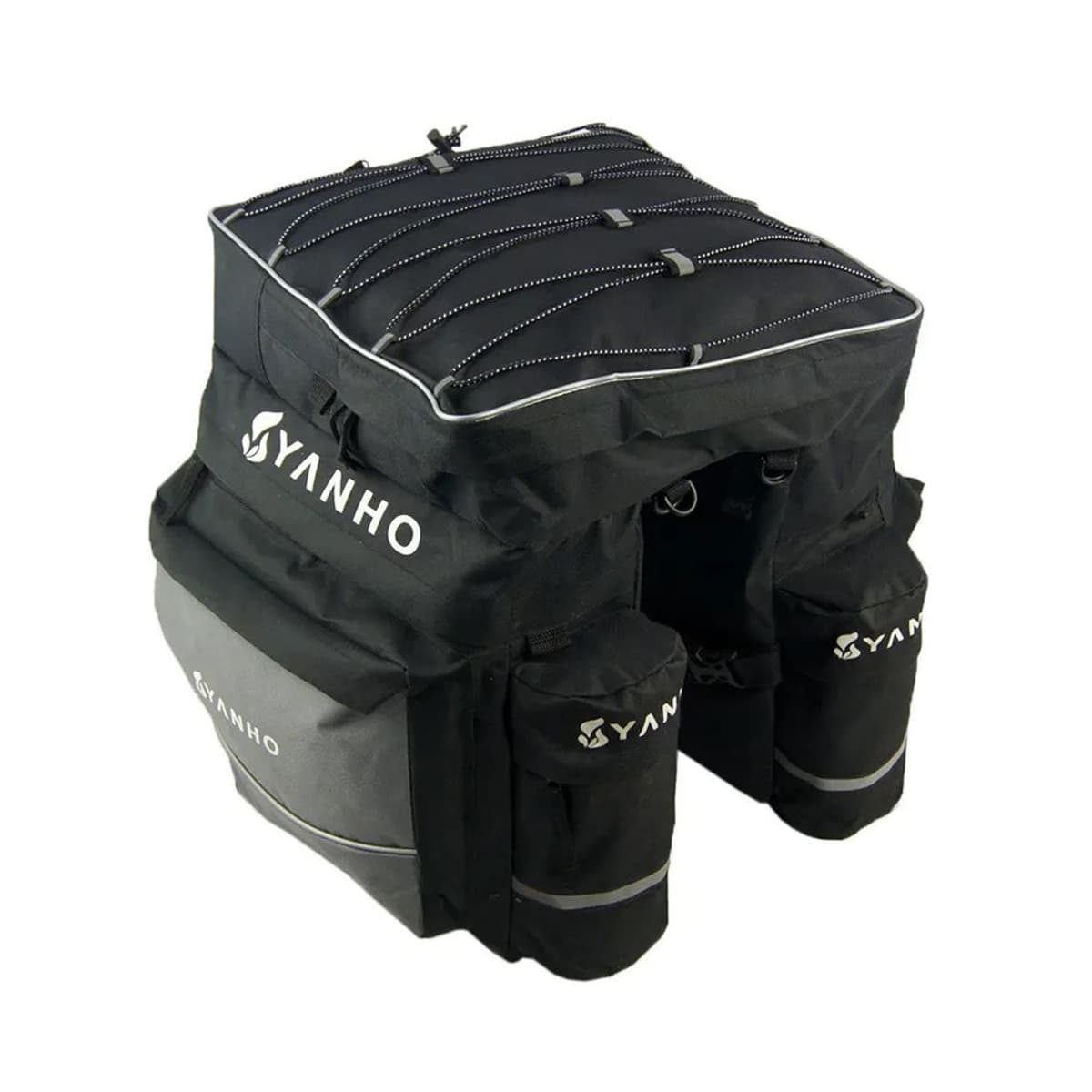 Cykelväska för pakethållare, 60L, 3 fack