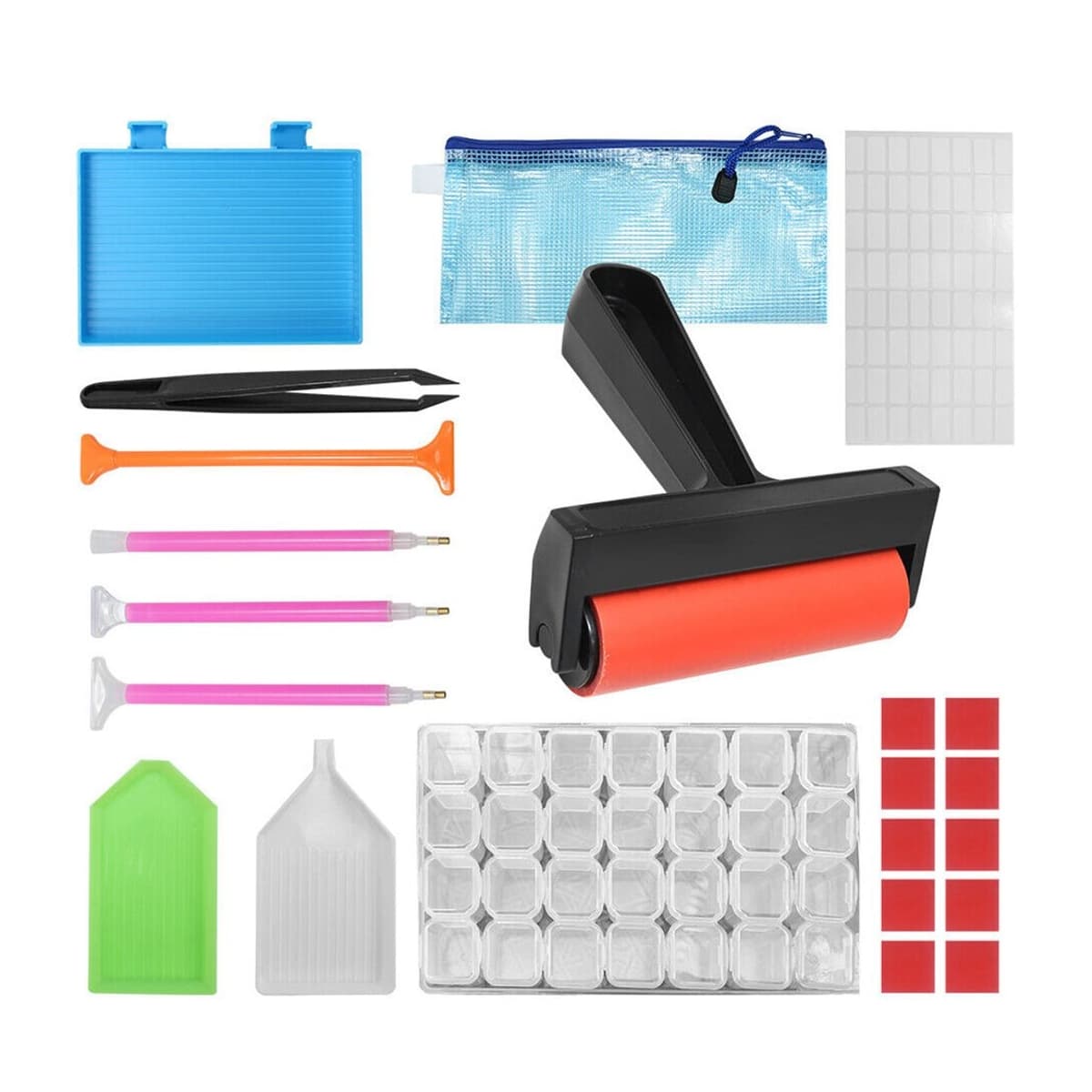 Diamond painting tillbehörsset, 22 delar