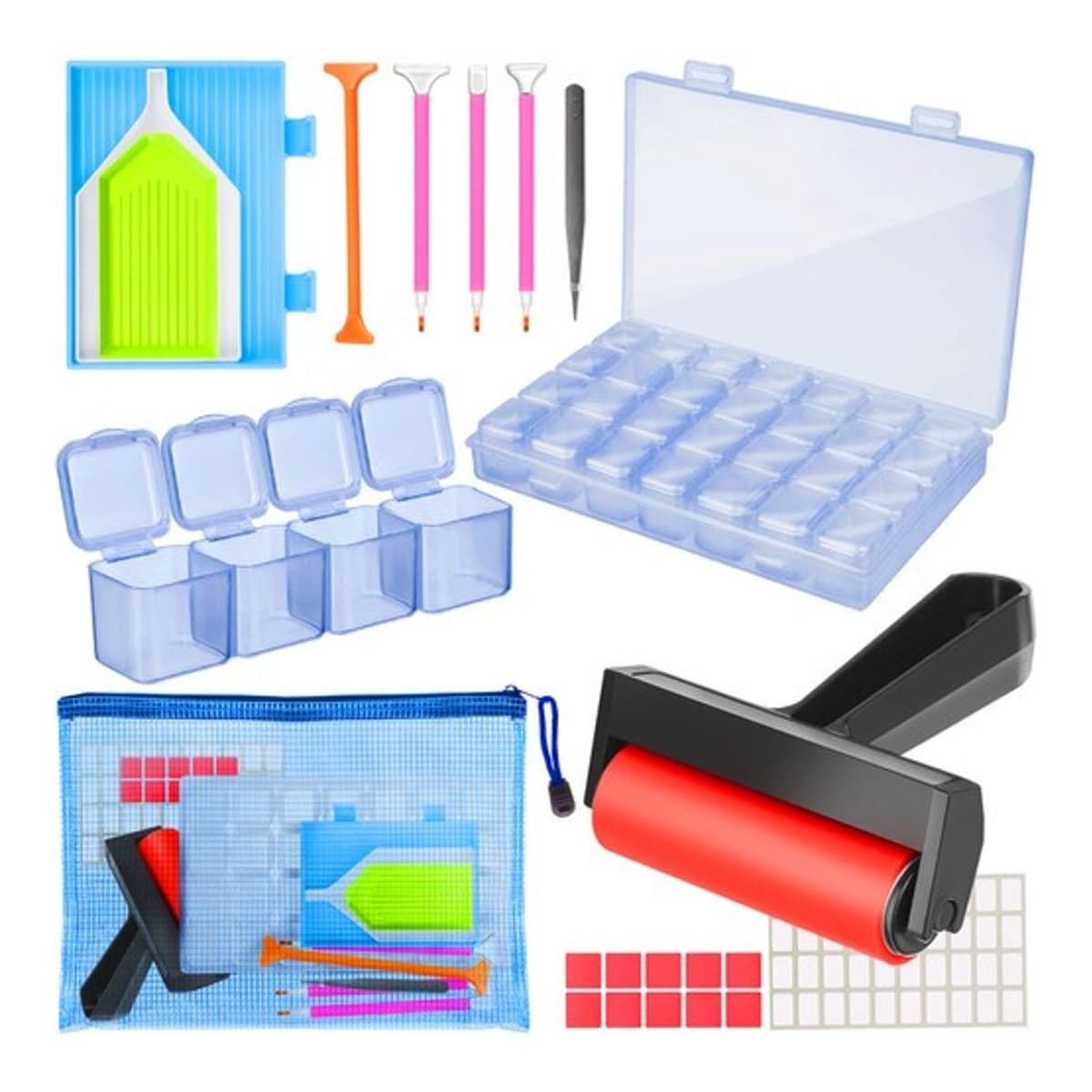 Diamond painting tillbehörsset med 8 verktyg