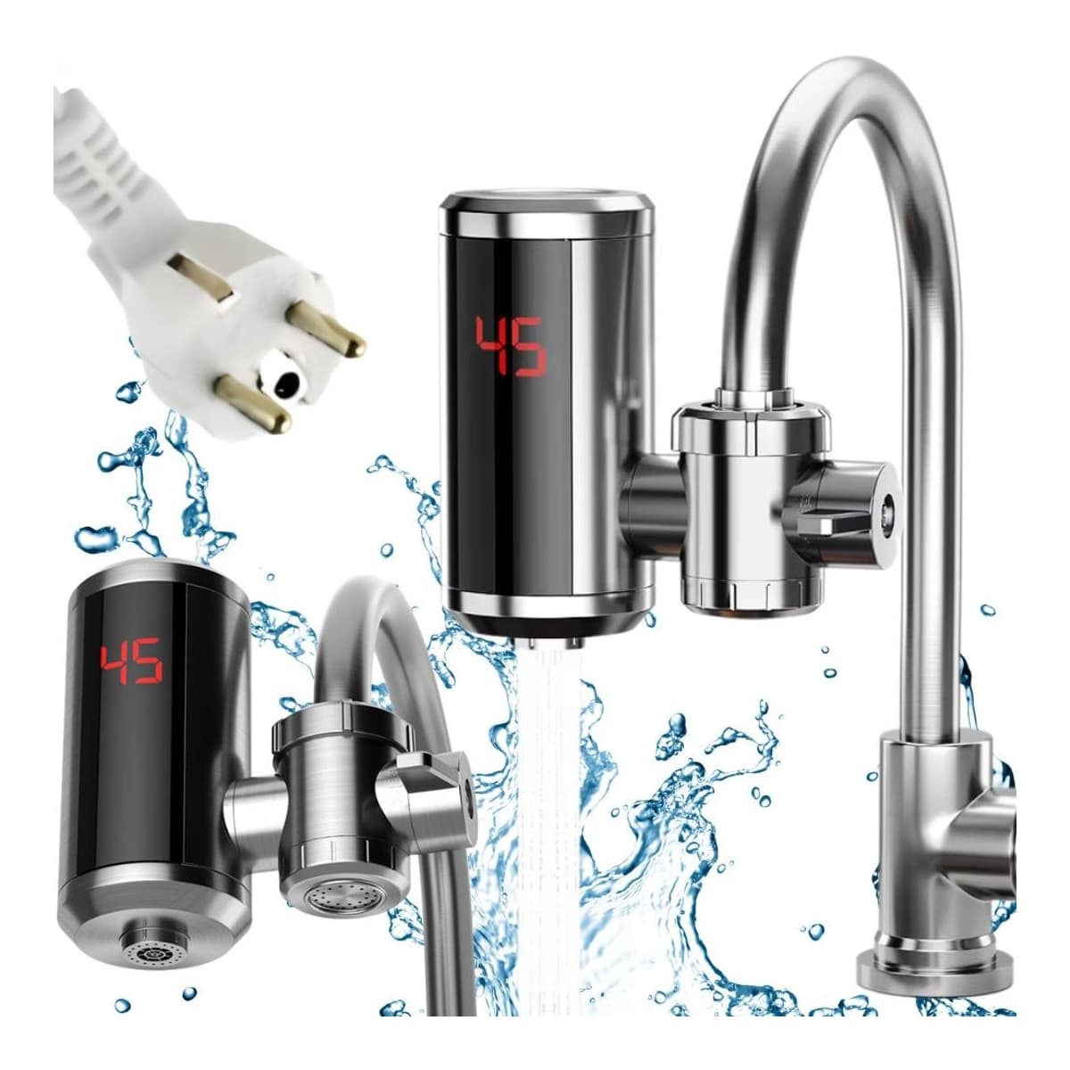 Direktvärmare 3000W med LED-display