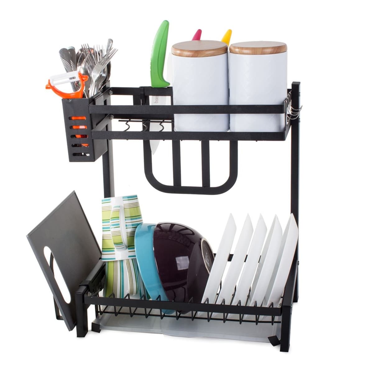 Diskställ, 2 våningar, 40x35 cm