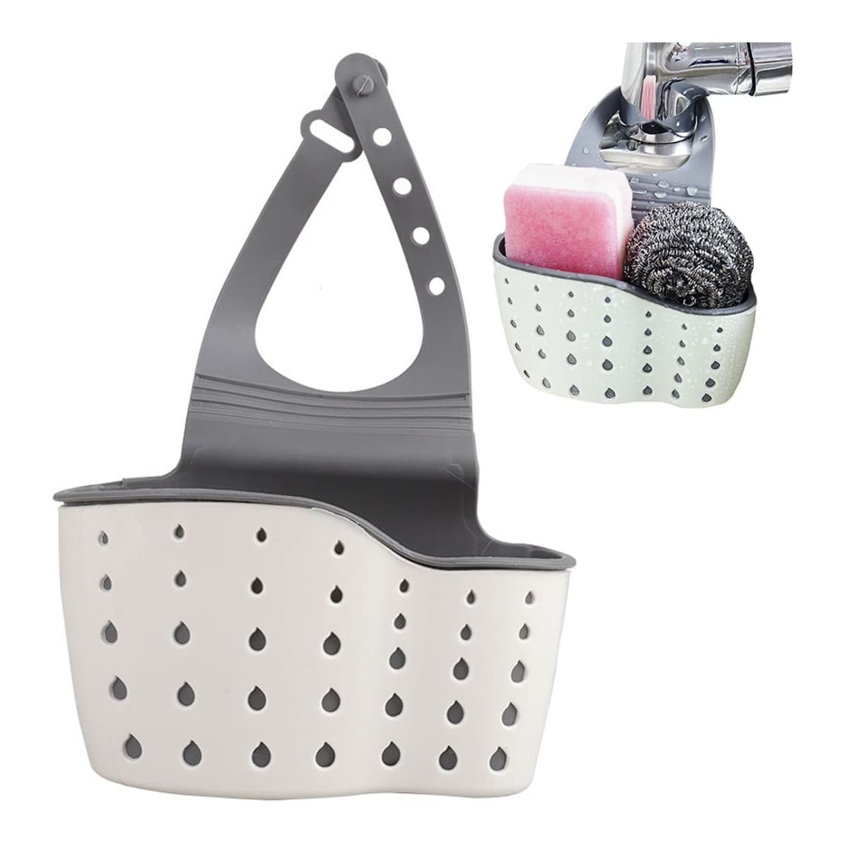 Disksvampshållare för kran, justerbar, 24 cm