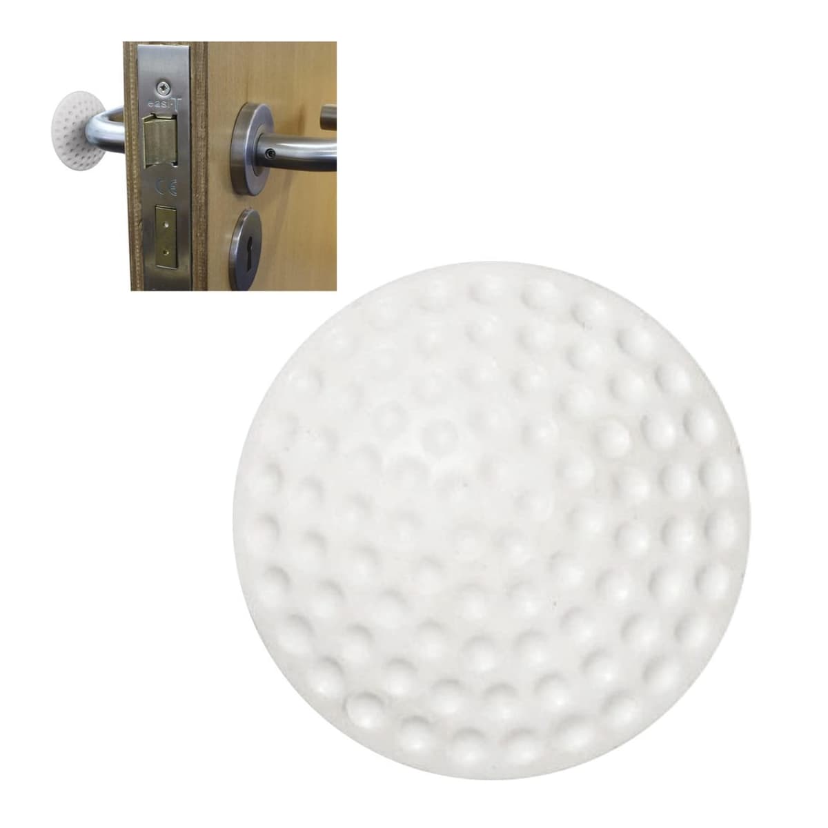 Dörrhandtagsskydd, självhäftande, 5 cm