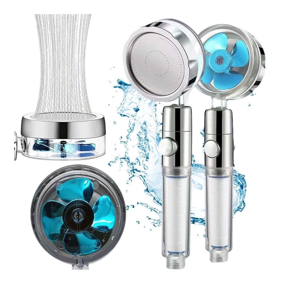 Duschhandtag med turbofilter och fläkt