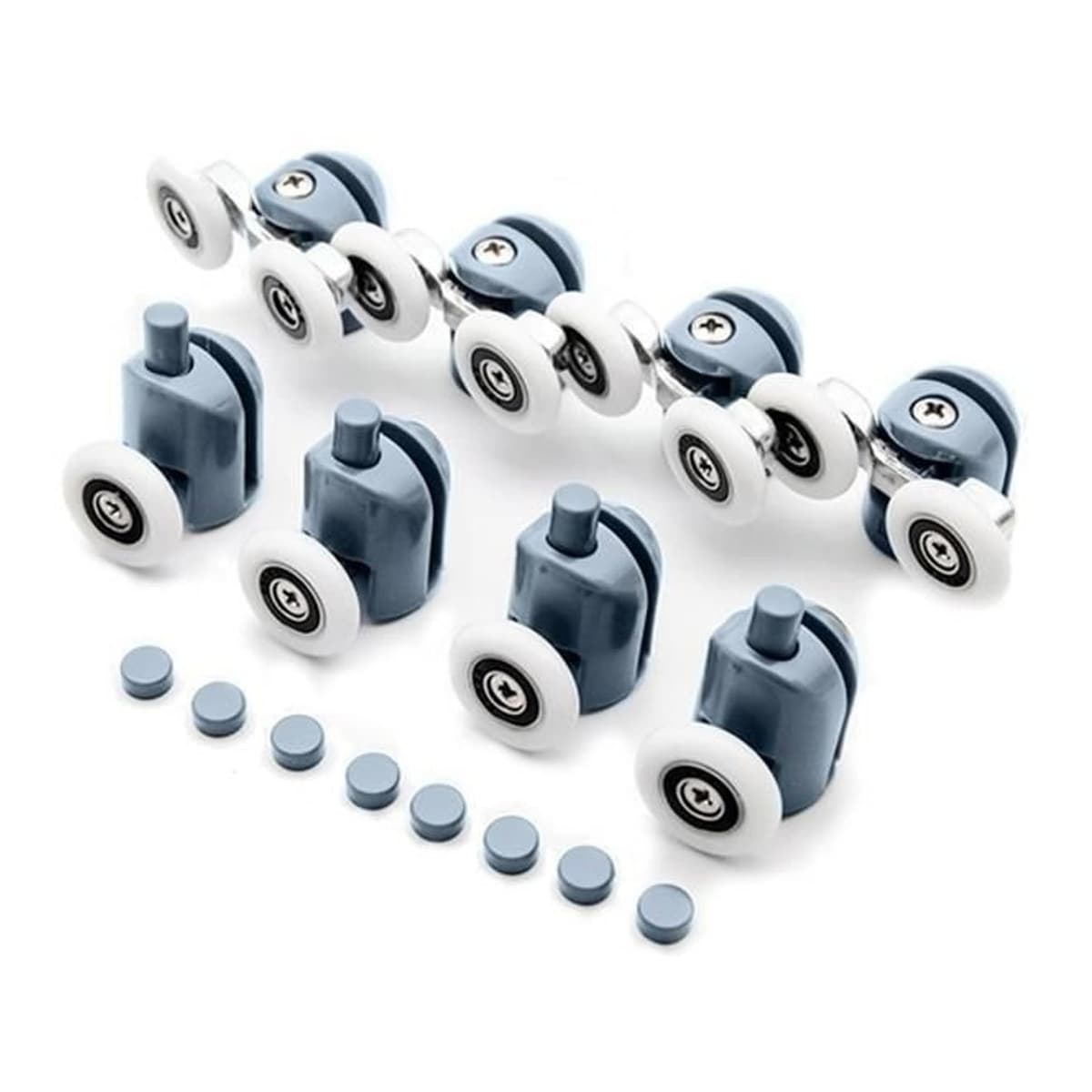 Duschkabinhjul, 8-pack, 24 mm
