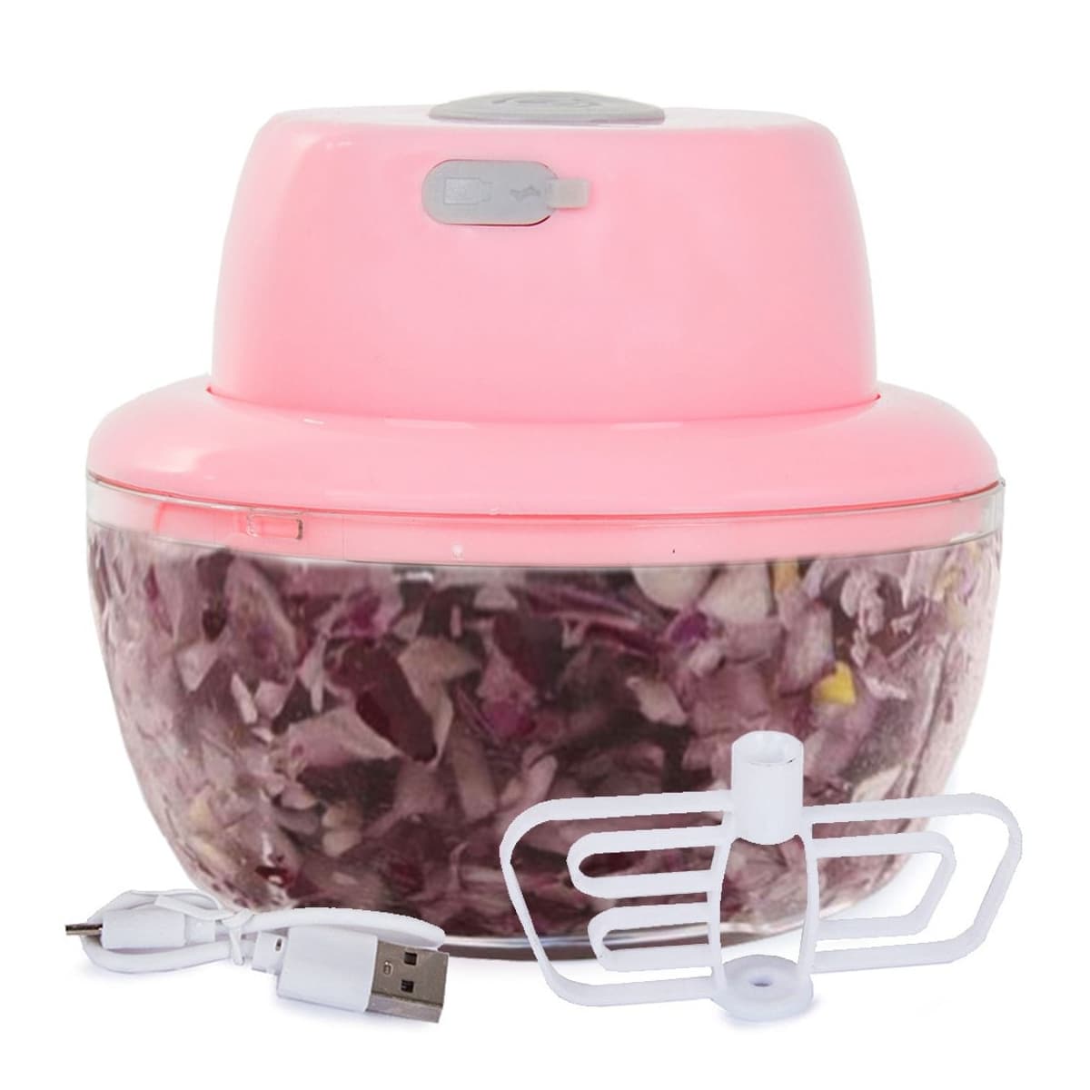 Elektrisk grönsakshack med laddbar batteri, 0,5L