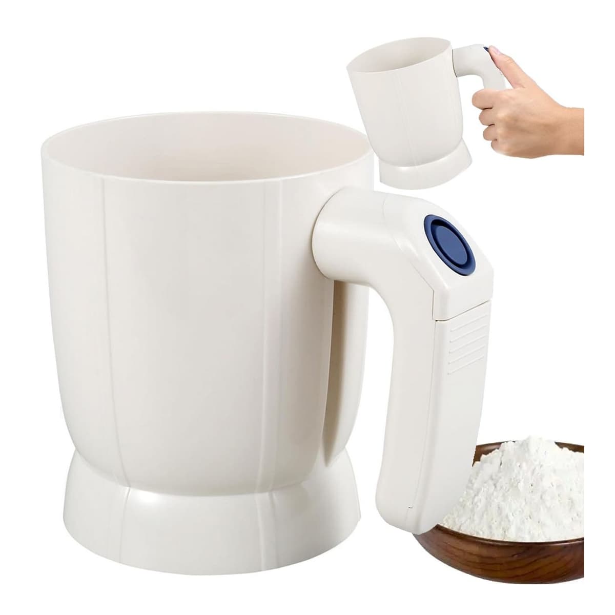 Elektrisk mjölsikt, 3 koppar kapacitet