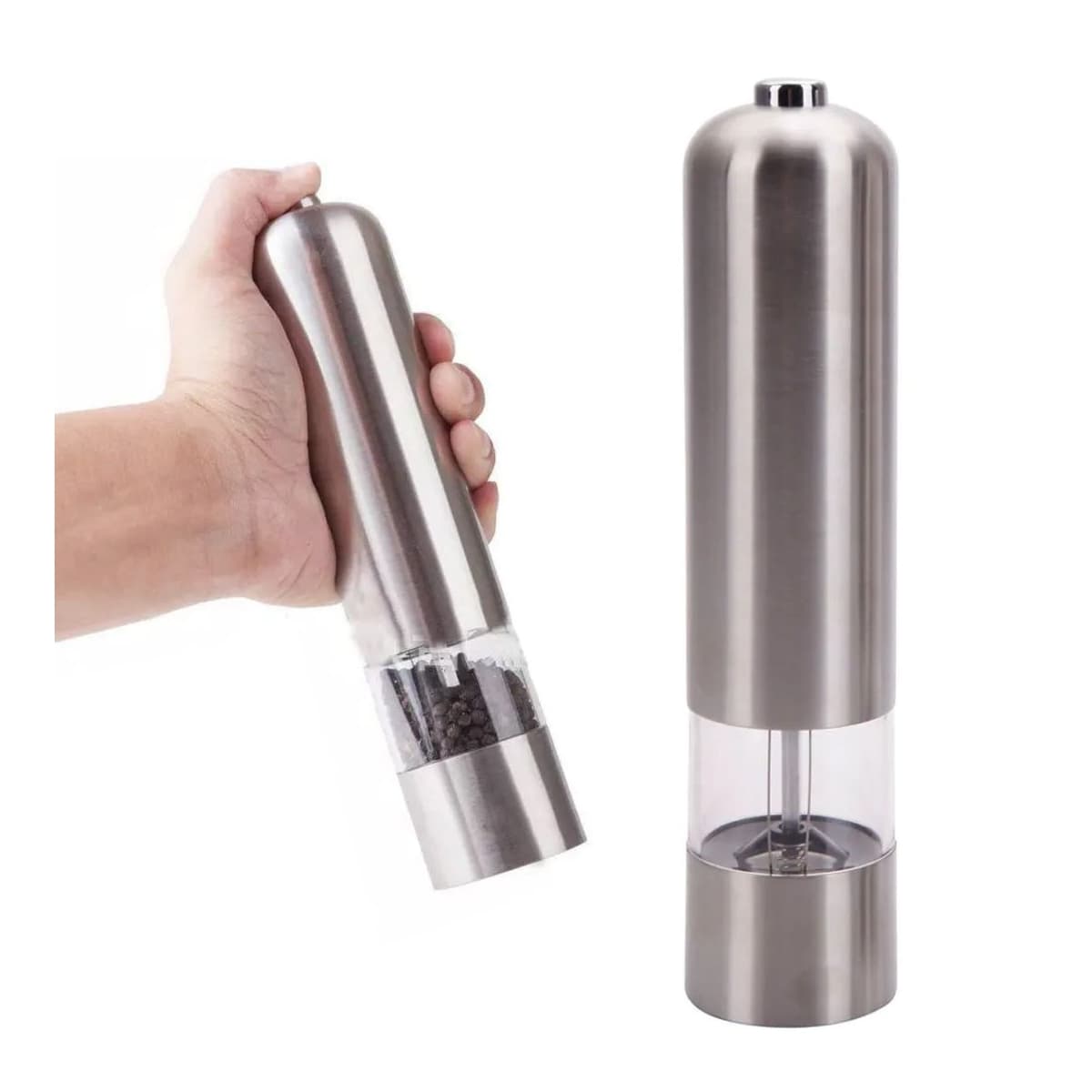 Elektrisk pepparkvarn med belysning, 22 cm