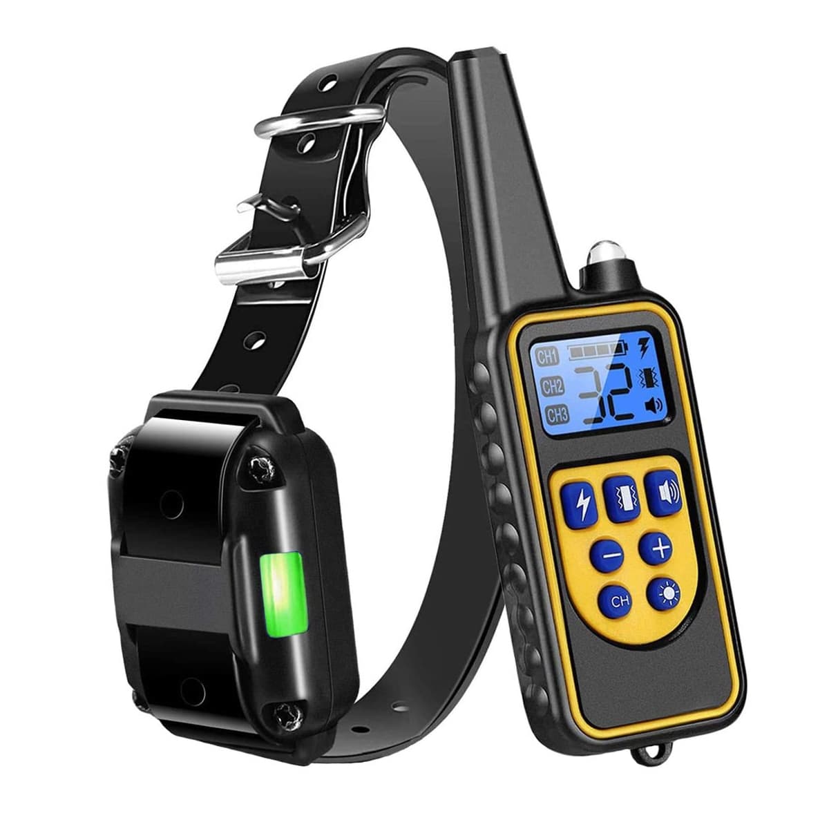 Elektrisk träningshalsband för hund, 800 m räckvidd