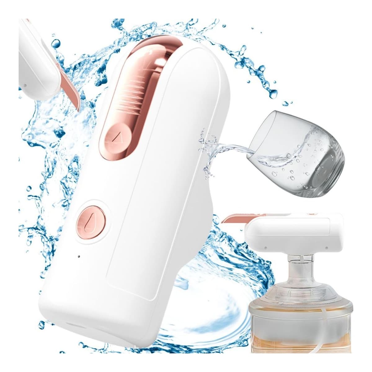 Elektrisk vattenpump, sladdlös, 5-18,9 L flaskor