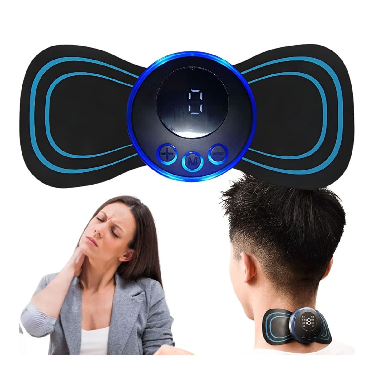 EMS-muskelstimulator med 19 intensitetsnivåer