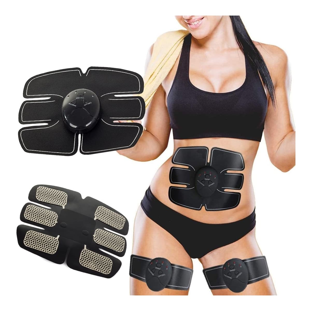 EMS-muskelstimulator för mage, 6 program