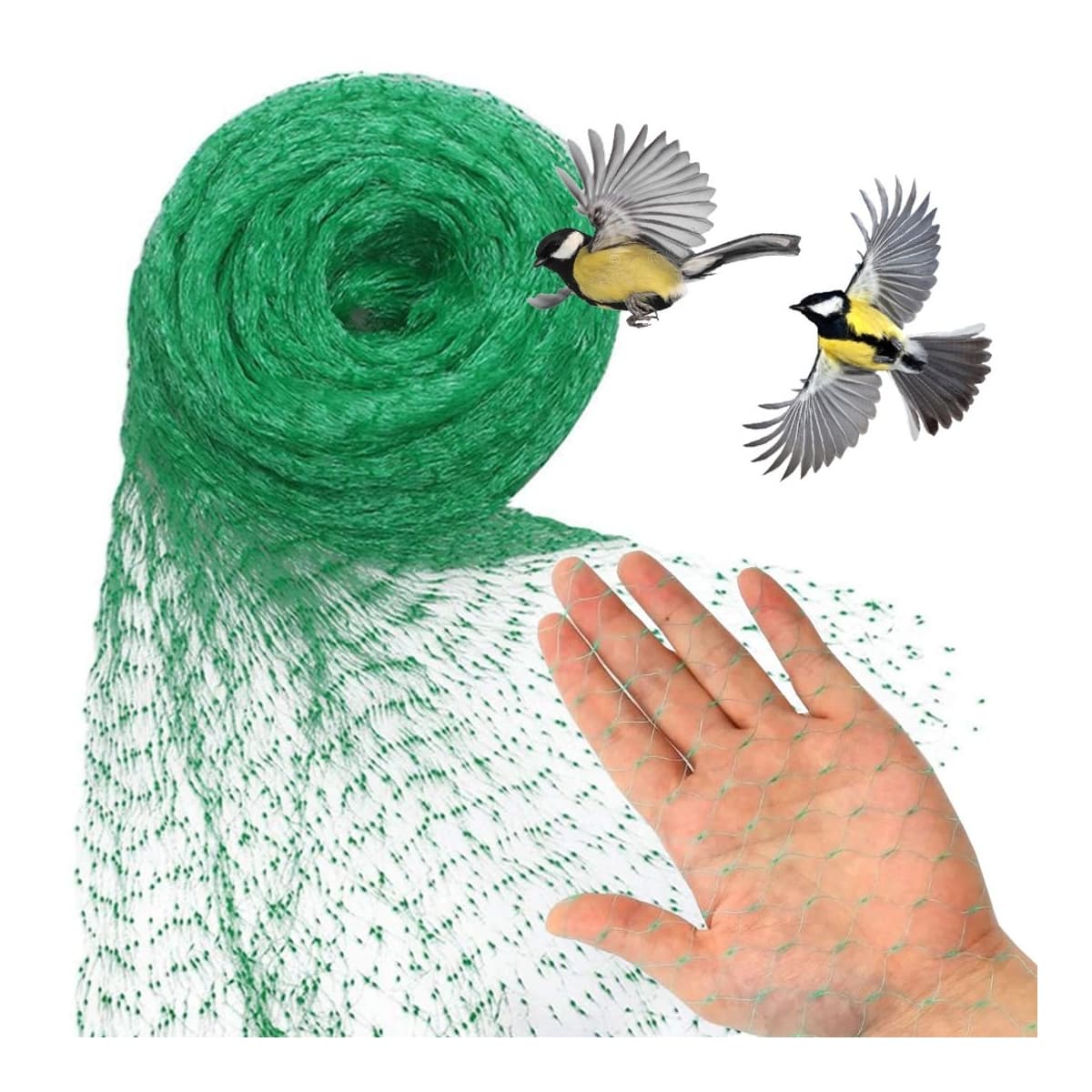 Fågelnät, nylon, 4x10 m