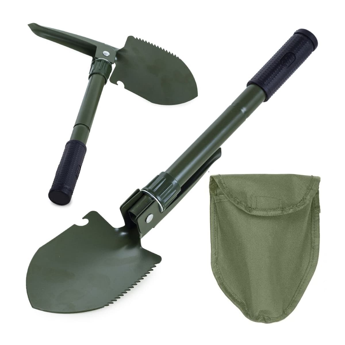 Fällspade med yxa och såg, 41,5 cm