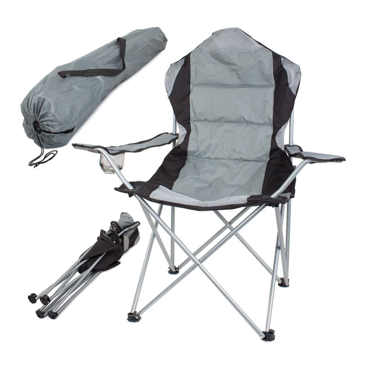 Fiskestol, hopfällbar, 103 cm hög