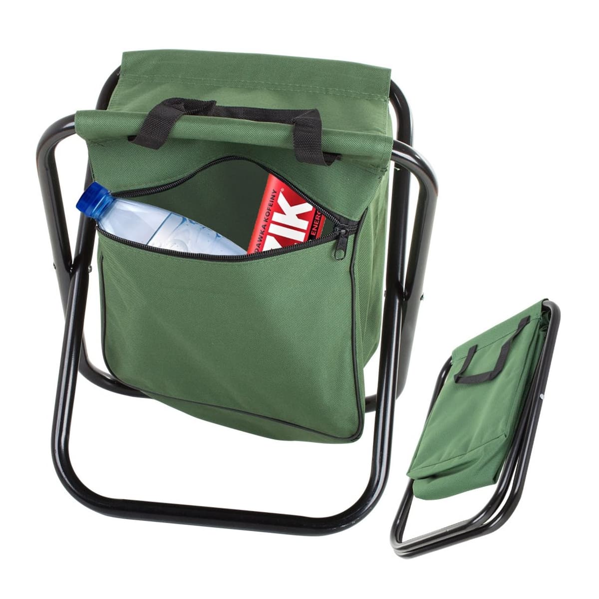 Fiskestol hopfällbar med förvaringsväska