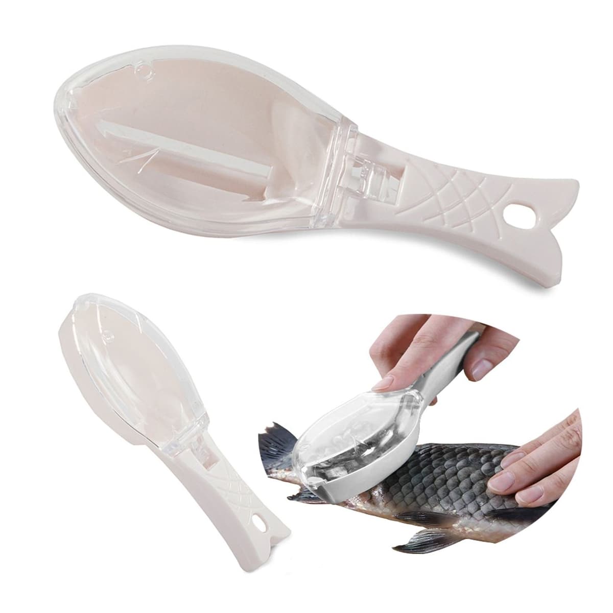 Fjällskrapa med uppsamlingsbehållare, 15,5 cm