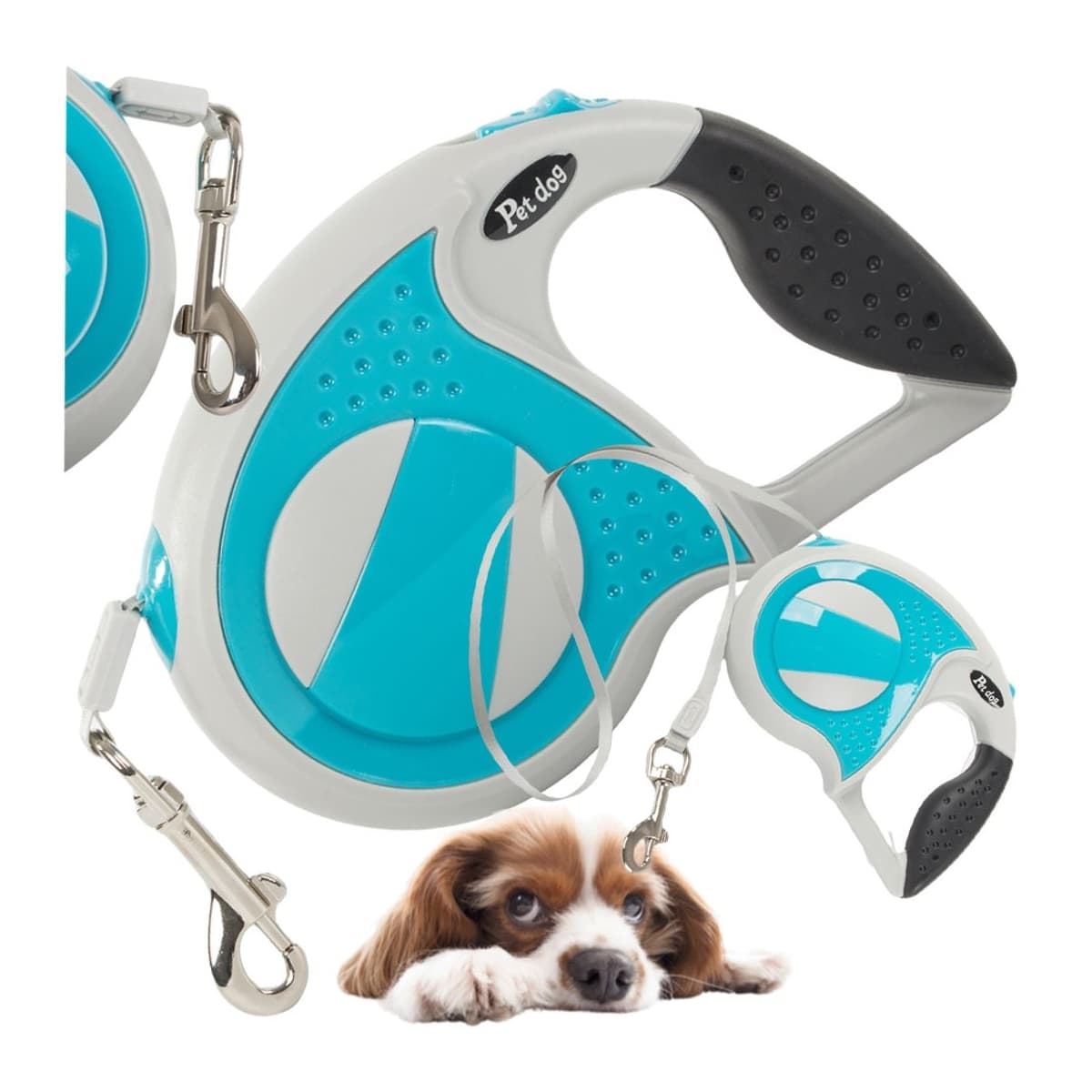 Flexikoppel automatiskt 5m för hundar upp till 20kg