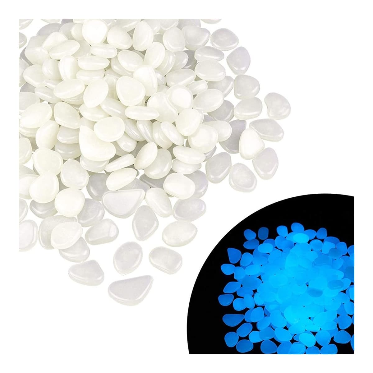 Fluorescerande stenar, 100 st, 2 cm