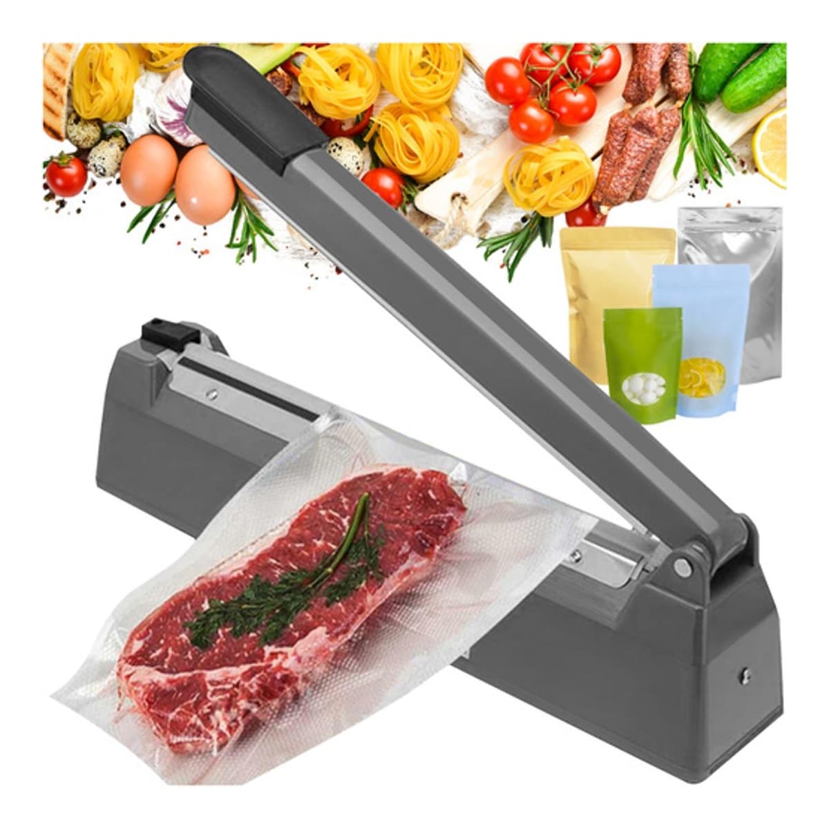 Folieförseglare, manuell, 300 mm