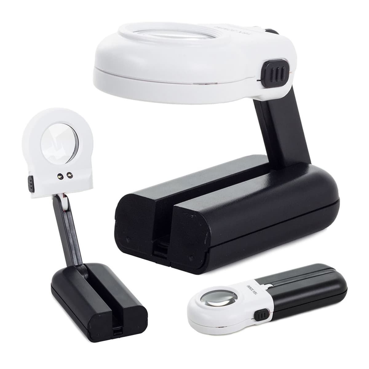 Förstoringsglas med LED-belysning, 16x förstoring