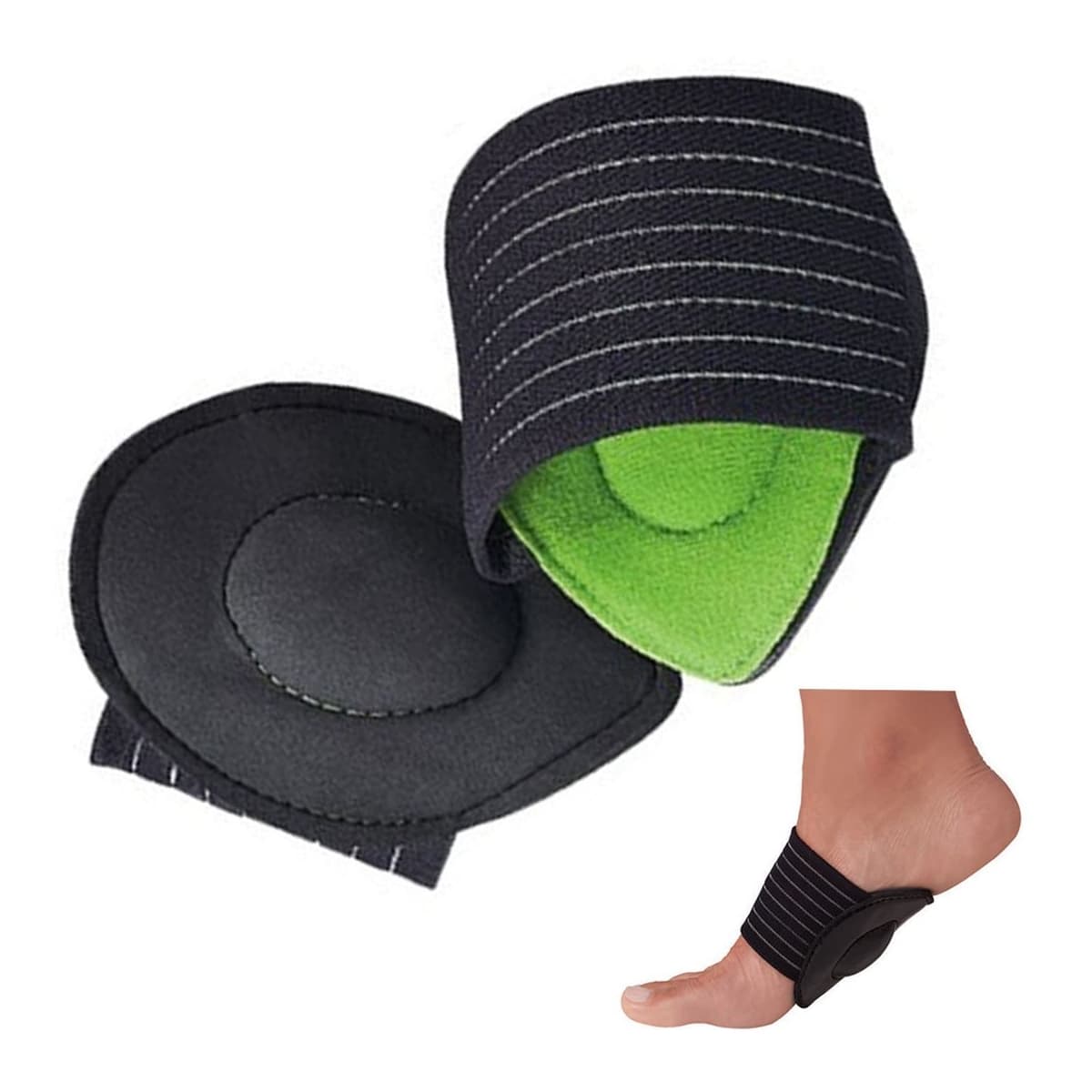 Fotinlägg mot smärta, stötdämpande, 2-pack