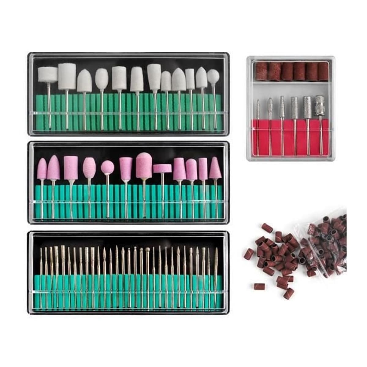 Fräsverktygsset 60 delar för nagelbehandling