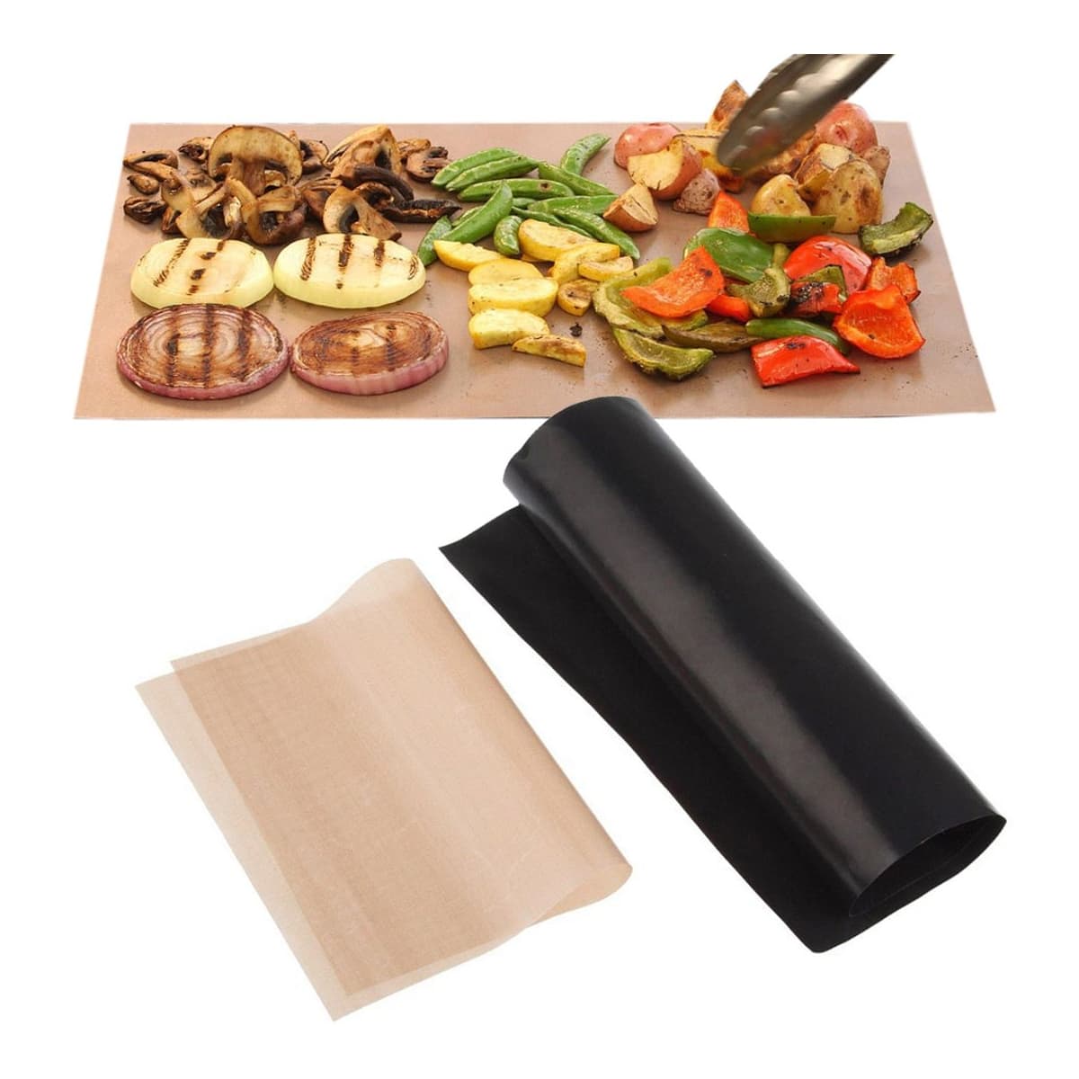 Grillmatta, non-stick, 2 st, 40x33 cm + 34x23 cm